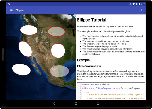 nasa world wind add error ellipse