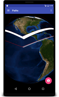 add shapes to renderablelayer nasa world wind